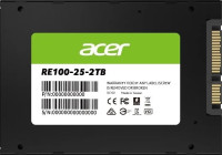 ACER RE100-2TB SSD 2.5 SATA  lll Writing Speed 503 MB/s Reading Speed 558 MB/s BL.9BWWA.110 -5 Year Warranty
