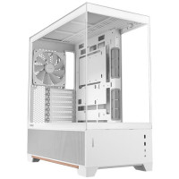 Antec C6 WOOD - White, Mid Tower, ATX/Micro-ATX/ITX, Tempered Glass, USB-C 10Gbps, 3 PWM Fans, 360mm Radiator, 450mm GPU, 2Yr Wty