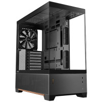Antec C6 WOOD - Black, Mid Tower, ATX/Micro-ATX/ITX, Tempered Glass, USB-C 10Gbps, 3 PWM Fans, 360mm Radiator, 450mm GPU, 2Yr Wty