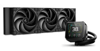 DeepCool SPARTACUS 360 Fully Customisable 6th Gen Liquid Cooler with Silent Ring Fans? 3.4' LCD