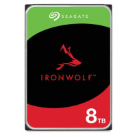 Seagate 8TB 3.5' IronWolf, SATA 6.0Gb/s, NAS 24x7, CMR, max. STR OD 202MB/s, 5400 RPM, 256MB Cache, HDD, 3Years Warranty (ST8000VN002)