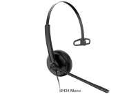 Yealink UH34 Mono Teams USB Headset, Lightweight, All Day Wearing Comfort, Ear Wideband Noise Cancelling Microphone, Leather Ear Cushions, USB-A