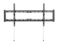 Brateck Ultra-Slim Heavy-Duty TV Wall Mount For 43'-90' up to 75KG, VESA 200x200,300x200,400x200,300x300,400x300,400x400,600x400,800x400 Black (LS)