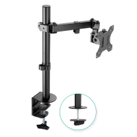 (LS) mbeat® activiva ErgoLife Single Monitor Screen Double Joint Monitor Arm Fit Screen Screen:13''- 32'' Detachable VESA Net Weight3kg
