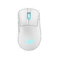 ASUS ROG Keris II Origin Gaming Mouse Moonlight White, ROG Micro Switch II, USB/Bluetooth/RF 2.4GHz, 8000?Hz, AURA Sync, 2?m paracord