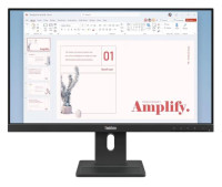 LENOVO ThinkVision E24-40 23.8'/24' 100Hz FHD IPS Monitor 1920x1080 16:9 4ms Height Adjust Tilt Pivot Swivel HDMI DP VGA Speakers VESA