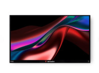 Verbatim 15.6' IPS USB-C Touch Full HD 1920 x 1080, 10 Point Touch, - Tilt, Speaker, Earphone, VESA 50mm x 50mm Business Ultra Portable IOS Monitor