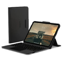 UAG Apple iPad (11') 11th Gen (A16) /iPad 10th Gen (10.9') Bluetooth Keyboard with Trackpad Rugged Case (English)- Black/Ash - 1 Year Warranty