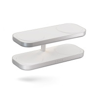 OtterBox 60W Zens Quattro Charger Pro 4 - White (78-81526), Qi2 Wireless Charging, Charge 4 Devices Simultaneously, 2 Years Warranty