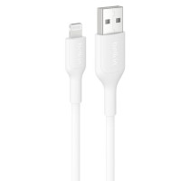 Belkin BoostCharge Lightning to USB-A Cable (1M) - White (CAA019fq1MWH), 2.4A/15W, 480Mbps, 300K+ Bends, Apple iPhone, iPad, 2 Years Warranty