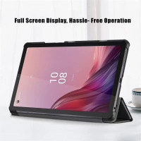 USP Lenovo Idea Tab Pro (12.7') Folio Case Black - Anti-Scratch Microfiber Interior, PU Leather, Wear Resistant, Soft Touch, 5 Years Warranty