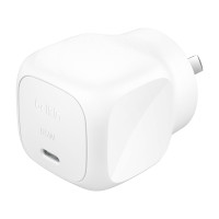 Belkin BoostCharge 65W USB-C PD 3.1 Cubic Wall Charger - White (WCA011auWH),Best for Phones,Laptop & Tablets, CEW $2500, 2 Years Warranty