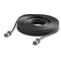 Ubiquiti UniFi Premium Patch Cable Outdoor, 15M,Black,Ultra-Thin, Rugged, Shielded Patch, Optimized, Perform Harshest Environments ,10 GbE networking.