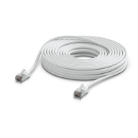 Ubiquiti UniFi Premium Patch Cable Outdoor, 15M, White, Ultra-thin, Rugged, Shielded Patch, Designed &Optimized, For 10 GbE Networking