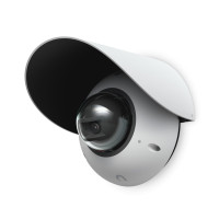 Ubiquiti G6 Dome Camera Weather Shield, White, G6 Dome Camera Accessory, Optimal image Quality, Protection Elements, Installed Outdoors, Wall, Pole.
