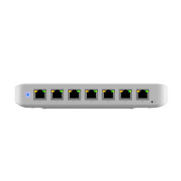 Ubiquiti Ultra 60W, Compact 8-port Layer 2 GbE PoE Switch, Versatile Mounting, 7 GbE PoE+ Output ports, 1 GbE Port, Includes PSU,