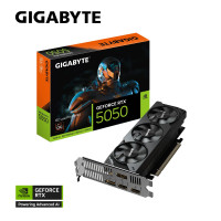 (LS) Gigabyte GeForce RTX™ 5050 OC Low Profile 8G, 20 Gbps, GDDR6, 128 bit, PCI-E 5.0, DirectX 12 API, PSU 550W, 8 Pin*1, HDMI 2.1b *2